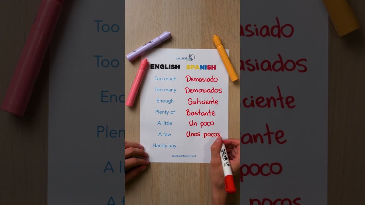 ¡Domina las cantidades en español en segundos! #spanishwithjuank #learnspanish #spanish
