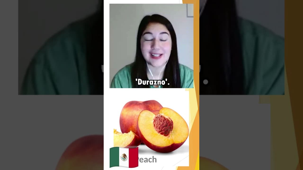 PEACH isn't just 'durazno' in Spanish 🍑