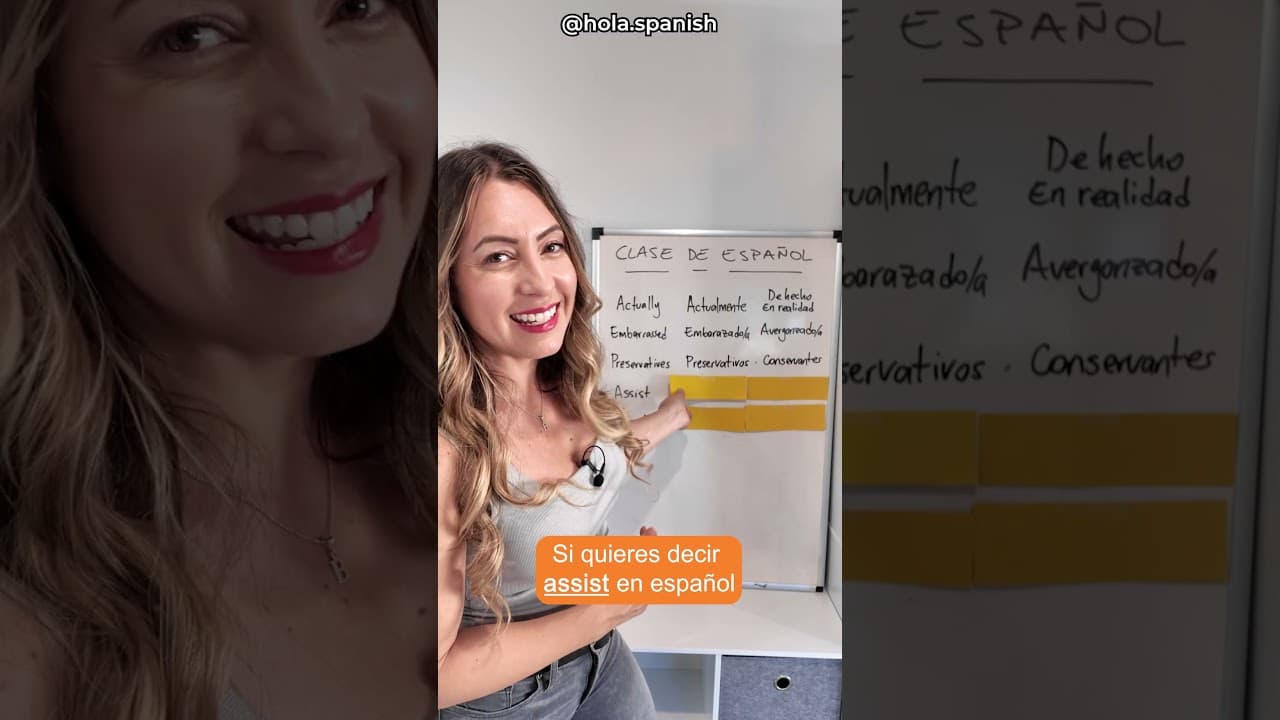 False Friends in Spanish