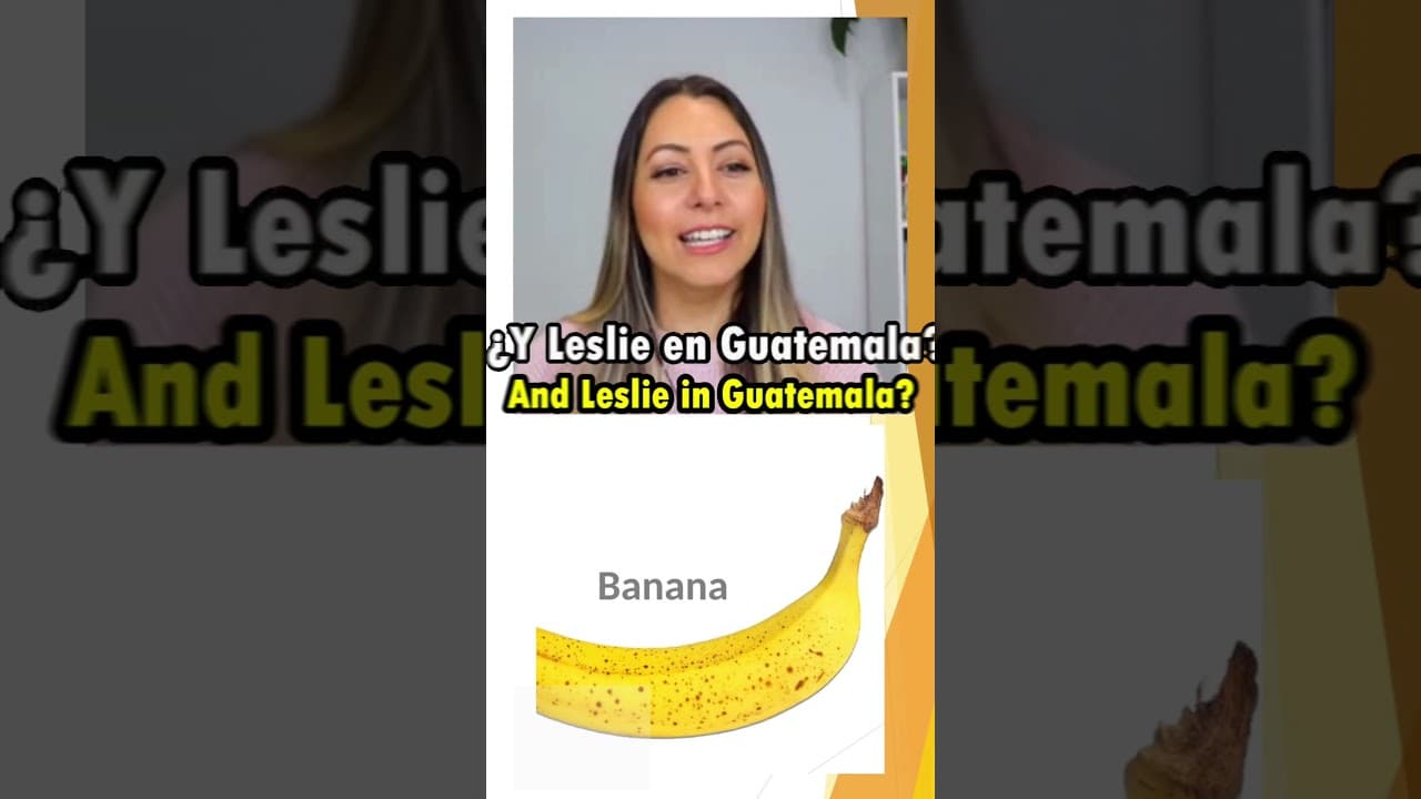 How do you say 'Banana' in Spanish?