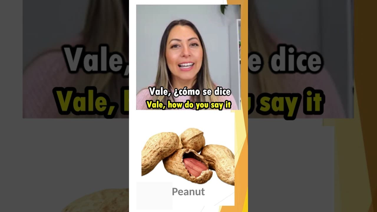How to say PEANUT in Spanish?