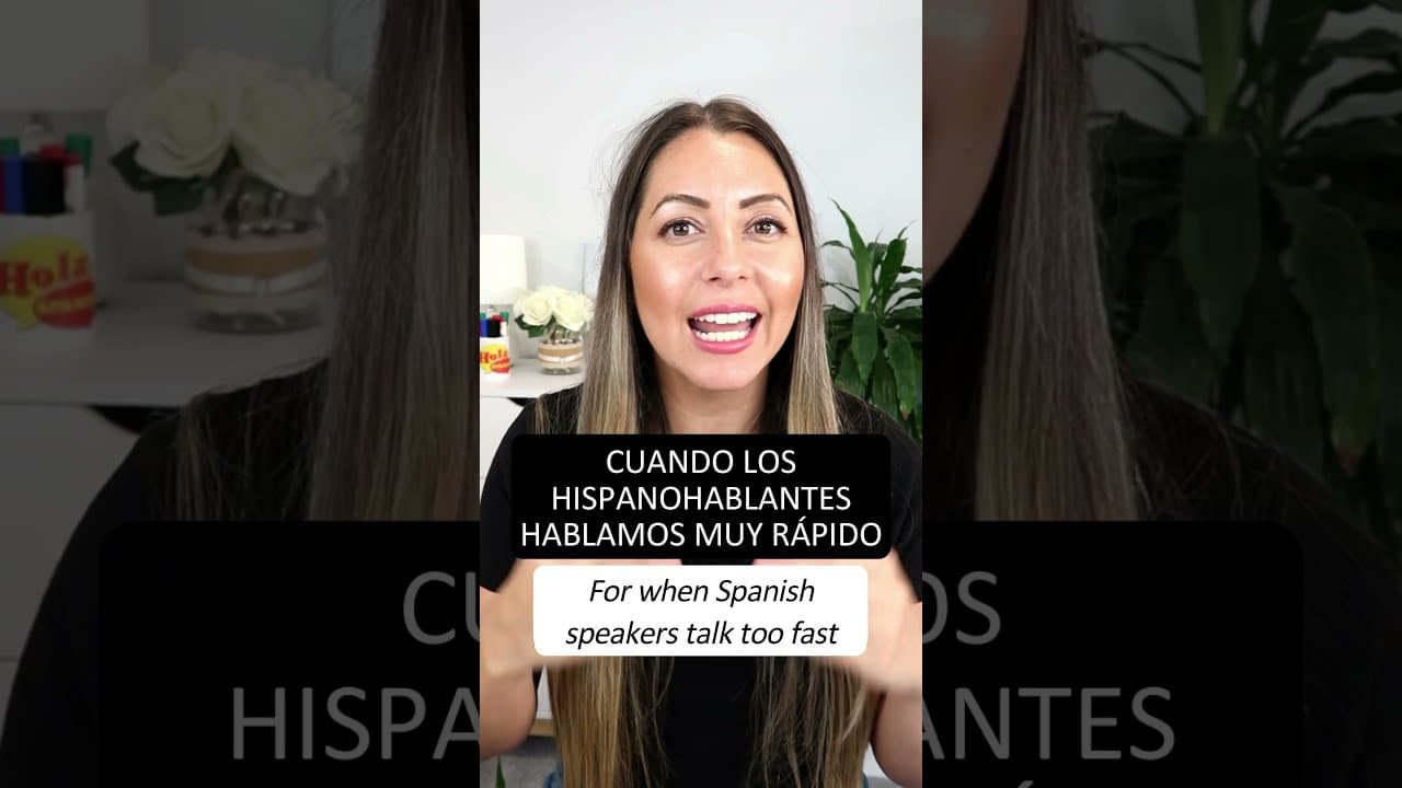 Can you understand Spanish without subtitles?