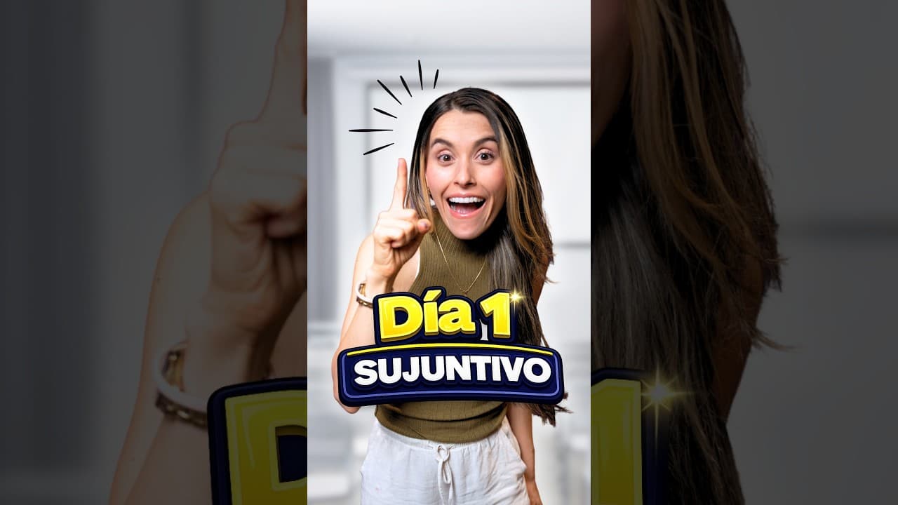 El truco del subjuntivo que funciona - Día 1 #españolrápido #gramática